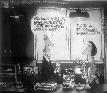 Comic Mandudo pasteurization