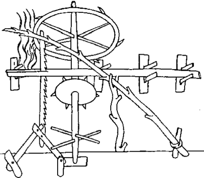 Saw mill mostly 2-D drawing