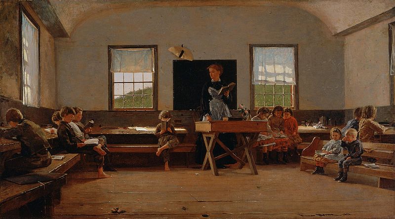 The Country School Winslow Homer