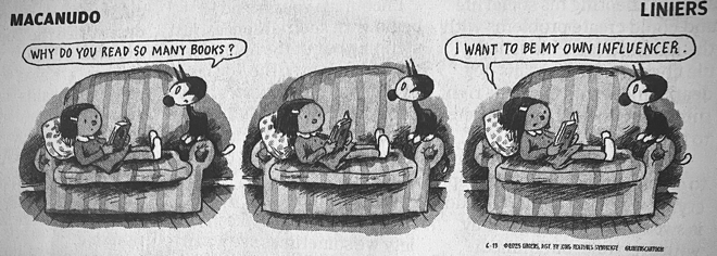 Macanudo comic read to be your own influencer
