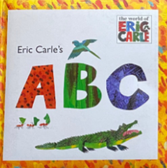 Eric Carles A B C book cover
