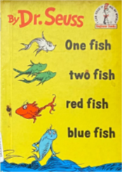 One fish two fish red fish blue fish book cover