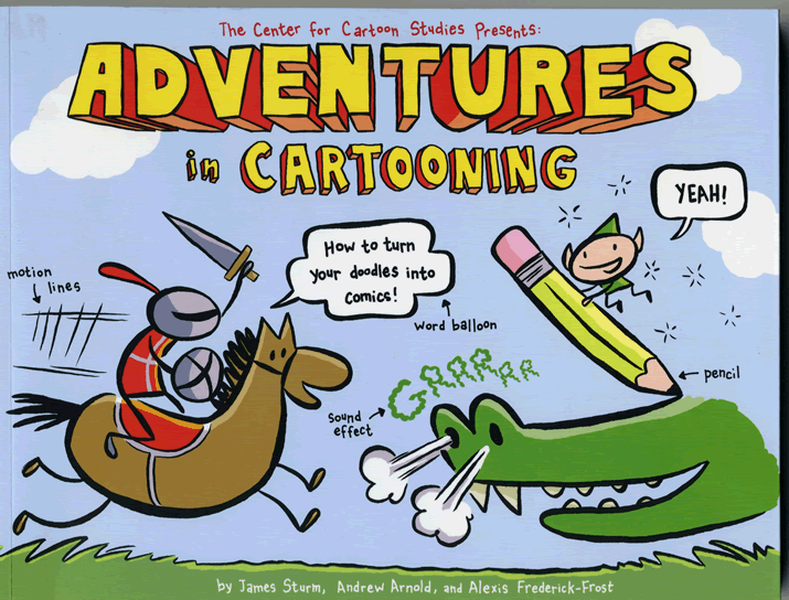 Adventures Cartooning Book Cover