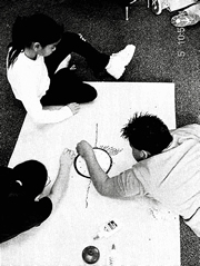 Students working image
