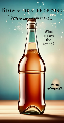 Pop bottle whistle