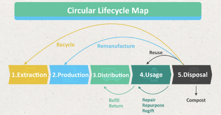 Circular Lifecycle Map