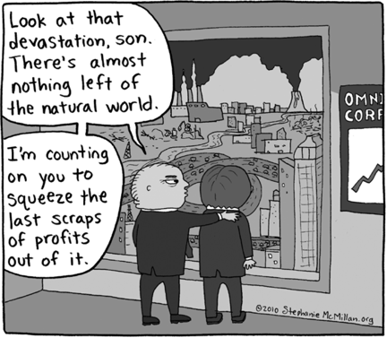 Capitalism cartoon