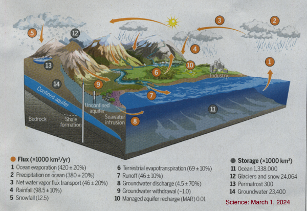 Ground water and the global water cycle model