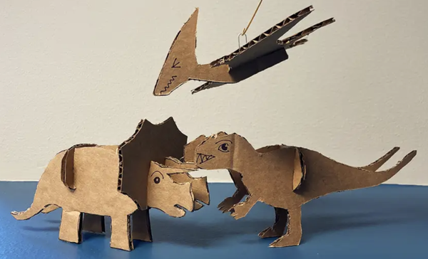 cardboard Dinosaurs