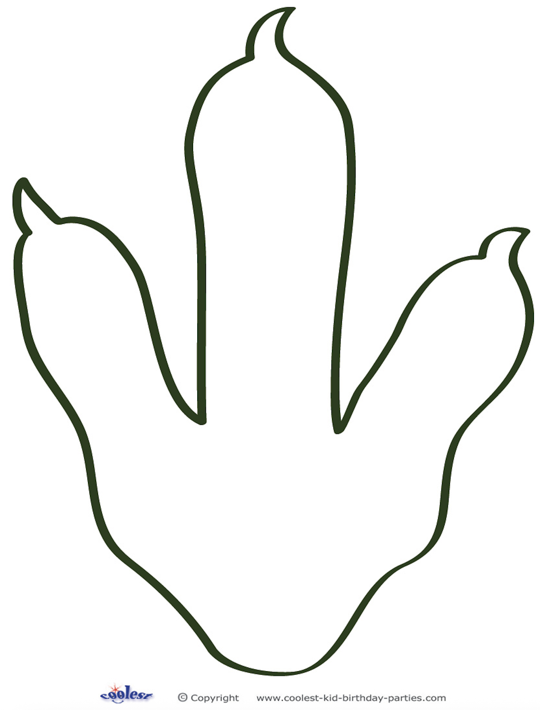 Dinosaur footprint