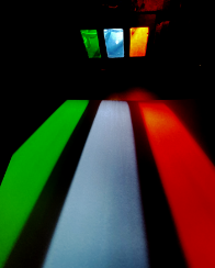 Light box with RGB mask